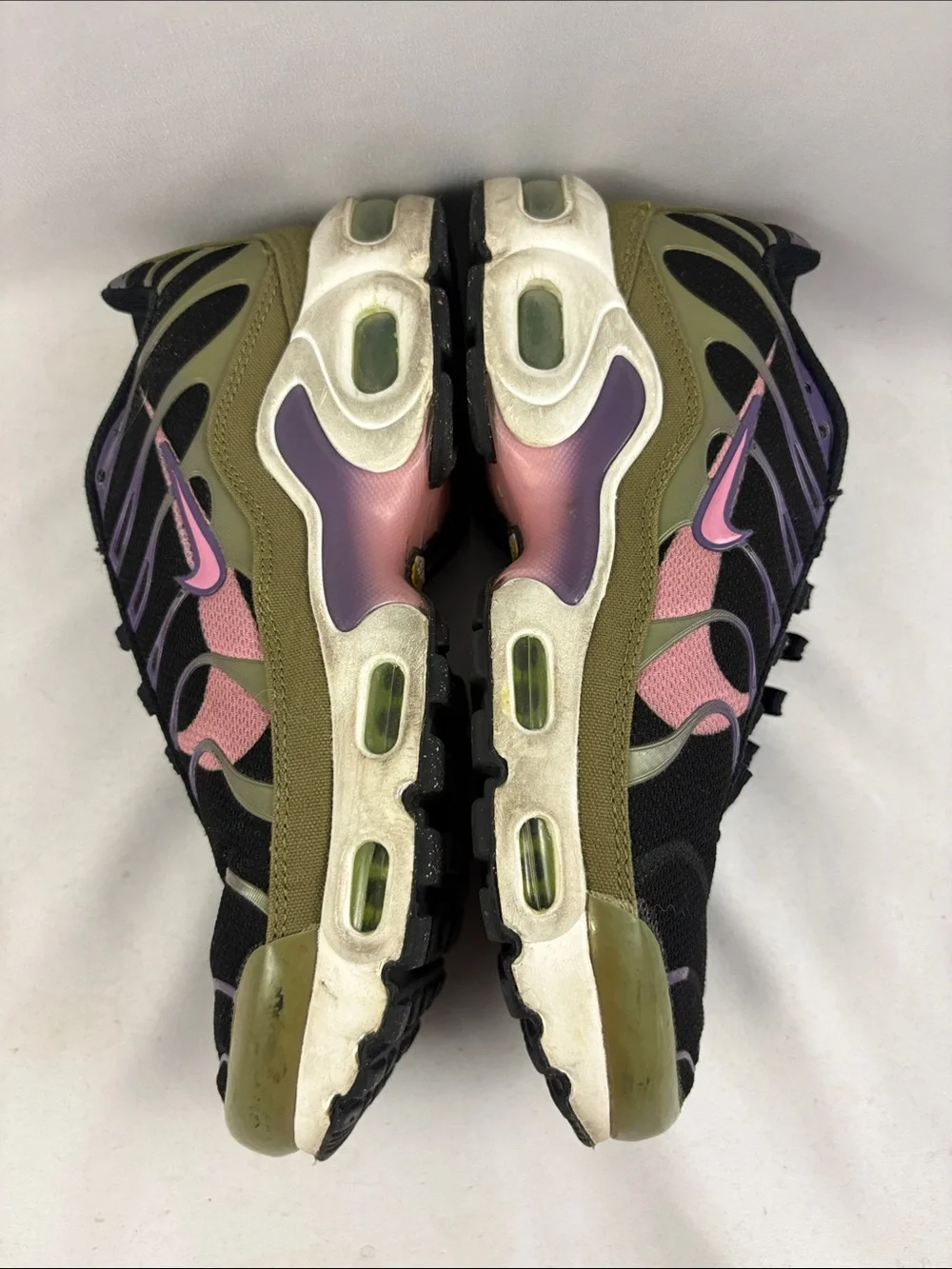 Nike Air Max Plus GS Kids Youth Size 5Y Black Canyon Purple
